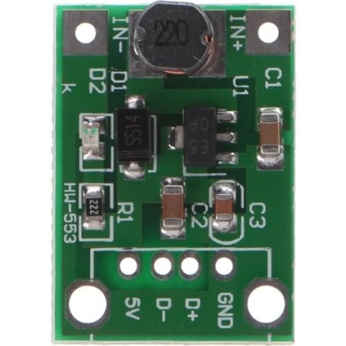 DC-DC 1V-5V to 5V Voltage Regulator Converter Step Up Boost Module Power Supply 10166