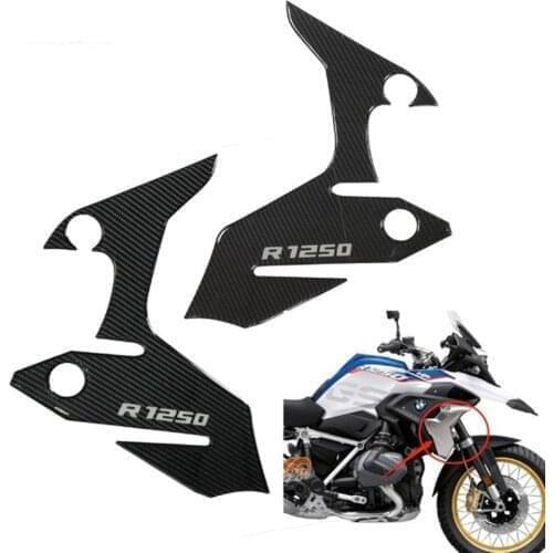 For BMW R 1250 GS 2019 HP Motorcycle 3D Carbon Fiber Gas Oil Fuel Tank Pad Sticker Decal Protector Cover
