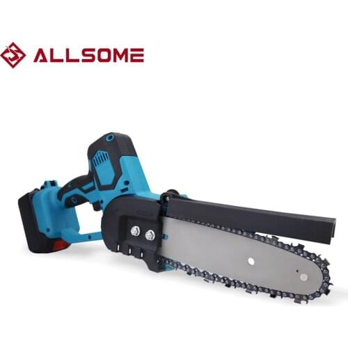 ALLSOME 21V 8 inch Electric Saw Chainsaw Wood Cutters Bracke For Makita Battery Chain Saw Power Tool
