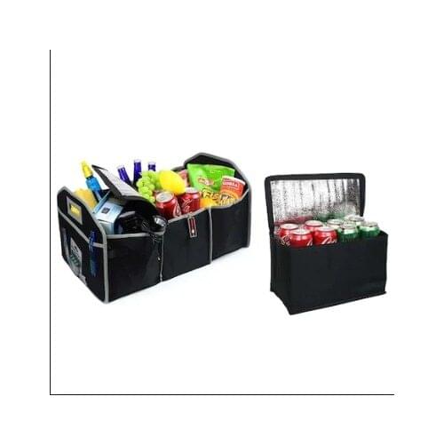 Ksoto Car 3 + 1 Compartment Luggage Cold Holder Organizer Organizer Bag