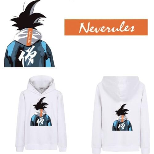 Fashion Trend Wukong Letters Iron on Patches Heat Transfer for Clothes Stickers back big DIY Sweatshirt Thermal Press Appliques