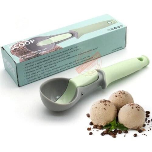 New high quality rubber Kitchen Ice Cream Mash Potato Scoop Spring Handle Kitchen Accessories Fruit watermelon digging spoon Ice