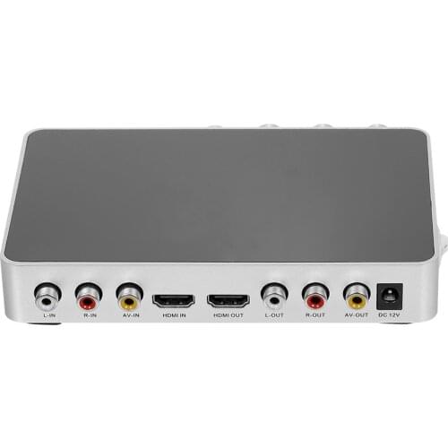 4K/2K HDMI Karaoke Sound Mixer Portable Digital Stereo Audio Echo System Karaoke Amplifier with Dual Microphone EU/US Plug