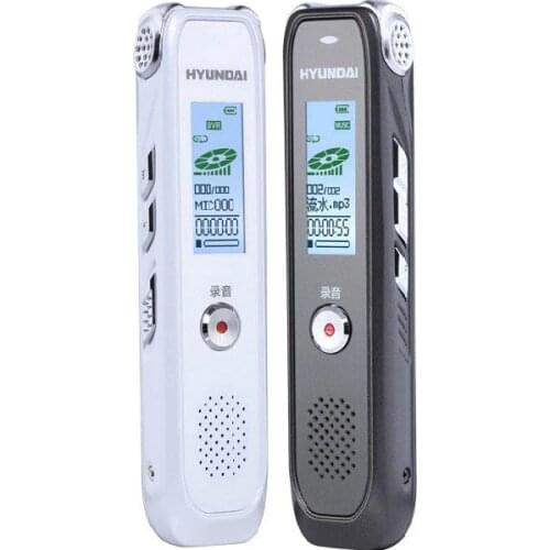 Hyundai 4058+ Portable Professional Digital Voice-activated Recorder support USB U-disk MP3 player Walkman cellphone Dictaphone