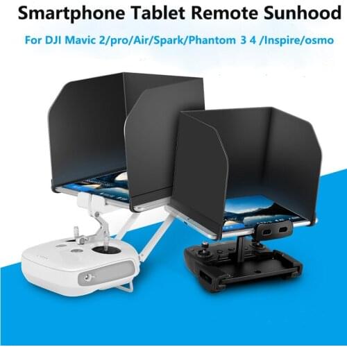 For DJI Drone Remote Control Monitor Sunshade Hood Smartphone Tablet Sunhood forDJI Mavic Pro/2/Air/Spark/ Phantom 3 4 /Inspire