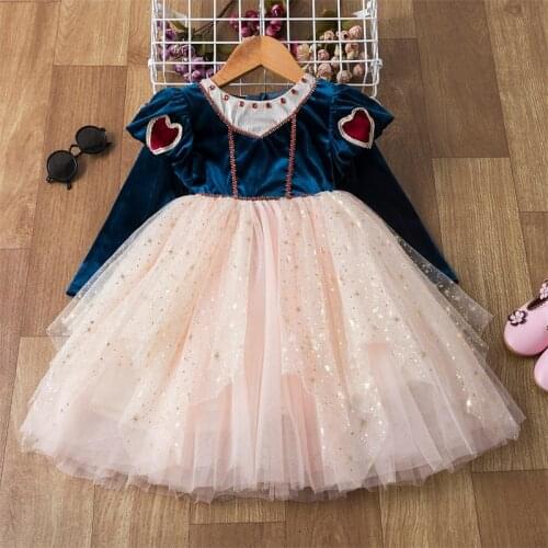 Baby Girl Christmas Outfits Kid Clothes Princess Dress Birthday Gown Kid Causal Winter Clothes Little Girls Halloween Clothes