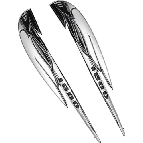 Silver Motorcycle Gas Tank ABS Decal Emblem Badge Sticker for Honda VTX1800