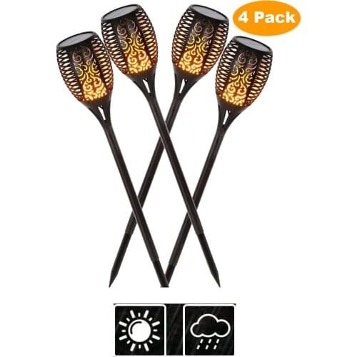 1/8 pcs LED Solar Flame Light Lamp Flickering Waterproof Garden Decoration Landscape Lawn Lamp Path Lighting Torch Outdoor Spotl