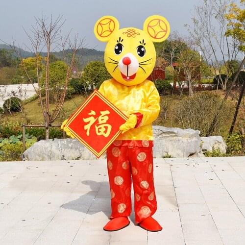 Mouse Mascot Costume Adult Costume Funny Dress Christmas Halloween Birthday Cosplay Apparel