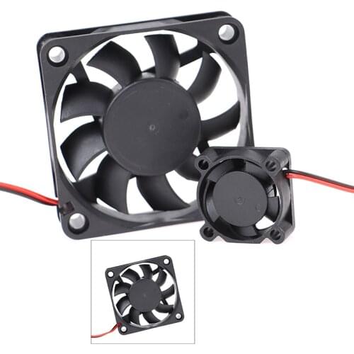 3D Printer Cooling fan 2510 3010 4010 5010 6015mm Cable Cooler DC 5V 12V 24V Multiple Options Cooling Fan