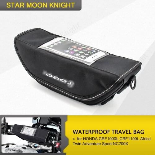 Handlebar Waterproof Bag Travel Bag for HONDA CRF1000L CRF1100L Africa Twin Adventure Sport NC700X VFR1200X storage bag