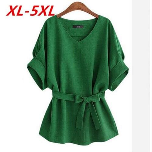 2020 Summer Kimono Plus Size 5Xl Vintage Bat sleeve Women Blouses Loose Casual Ladies Shirt Tops Blusas Chemise Vetemen Femme