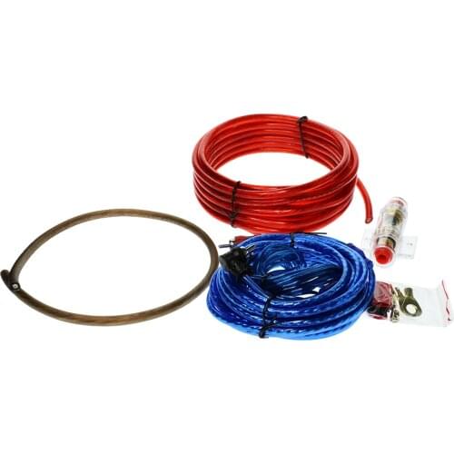 1 set car audio subwoofer amplifier amp wiring fuse holder wire