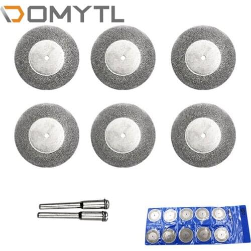 10pcs 50mm Diamond Cutting Disc Hanging Grinder Discs Saw Rotary Tool Blade for Metal Cutter Power Wood Cutting Discs