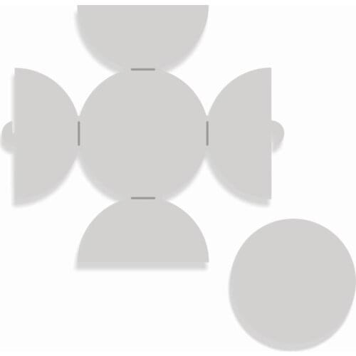 2020 New Round Frame Metal Cutting Dies For Cut Paper Craft Making 3D Envelope Greeting Card and DIY Scrapbooking No Stamps Sets