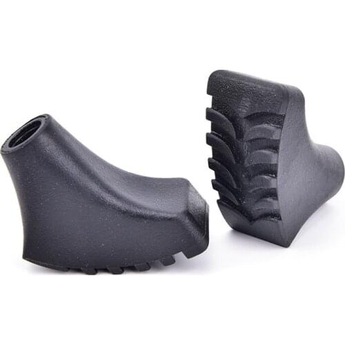 4X Walking Trekking Pole Caps Anti-slip Rubber Paw Feet Tips Hammers Hiking Stick