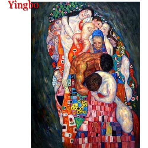 5d Diamond Painting Gustav Klimt Diy Full Square Drill Handmade Crafts Diamond Embroidery Cross Stitch Kit World Famous Painting