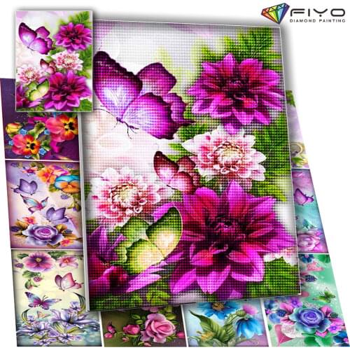 5D DIY Diamond Painting Flower Rose Mosaic Needlework Full Square/Round Diamond Embroidery Cross Stitch Art Pintura Diamante