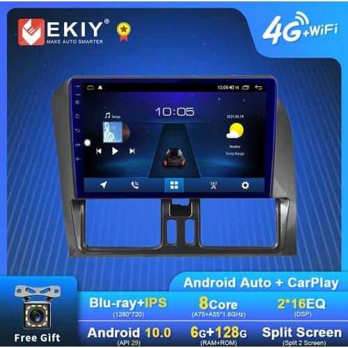 EKIY Android 9.0 System Stereo Video Car Navigaiton GPS Player For Volvo XC60 2009-2012 Multimedia Head Unit BT Autoradio DVD