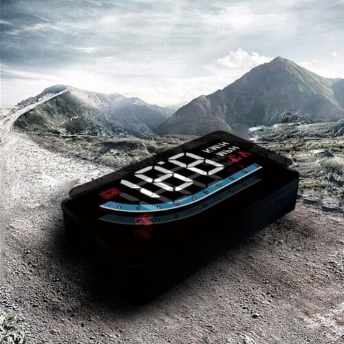 Head-up Display L1 Car Head-up Display Speeding Alarm Monitor HUD Speed Water Temperature Voltage OBD Car Display