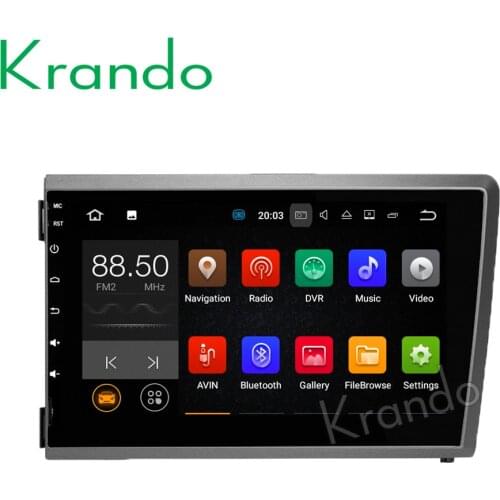 Krando Android 8.1 8" car Multimedia player for Volvo S60 V70 2001-2004 navigation system radio stereo radio player gps wifi BT
