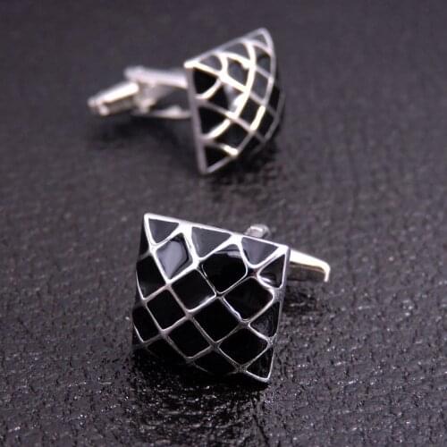 Free delivery, high quality copper material cuff links, brand new fashion black jewelry brand cufflinks, mens wedding gifts