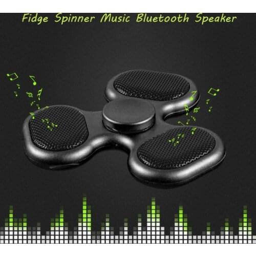Wireless Bluetooth Music Fingertips Gyro Spinner Speaker Portable Decompression Artifact for Autism and Kisds/Adult Fidget Toy