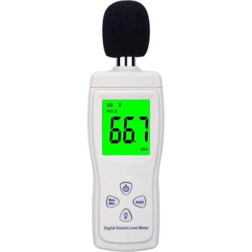 AS804 Digital Sound Level Meter 30-130db Decibel Meter Noise Monitoring Tester Smart Sensor Noise DB Detector Analyzer DropShip