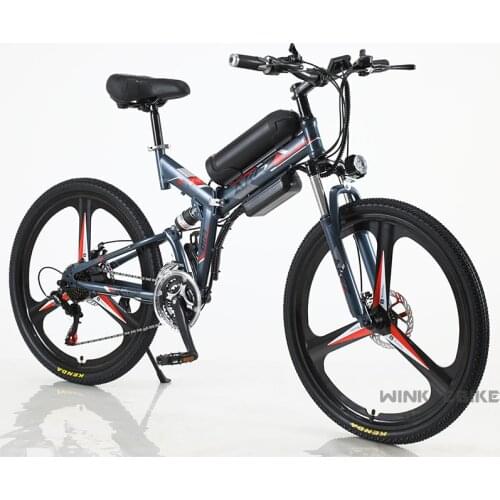 Electric Bike 350W Motor 21 Speed 10AH 36V Lithium battery E bike electric 26" Off road Electric bicycle Folding ebike for adult