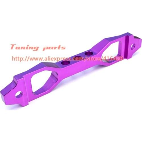Racing Car Aluminum Battery Tie Down Universal Car Battery Holder Pitch Row 19cm-19.5cm Purple Color