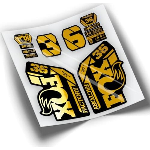 FOX 36 FACTORY 2021 WP425 hairpin stickers