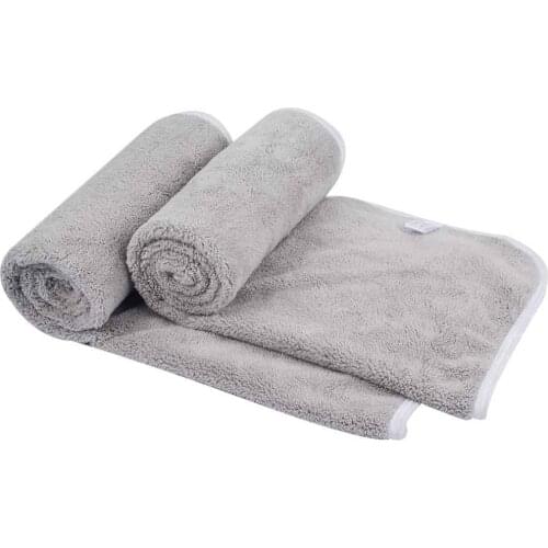KinHwa Microfiber Hand Towels Ultra Soft face Towels uper Absorbent Bath Towels Ideal For Hair Spa Sports 30inch x 16inch 2 Pack