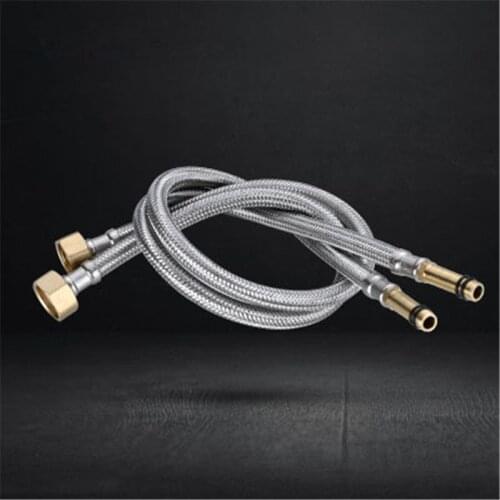 LEDFRE304 stainless steel wire braided 1pc inlet hose sink basin faucet basin faucet cold and hot inlet hose
