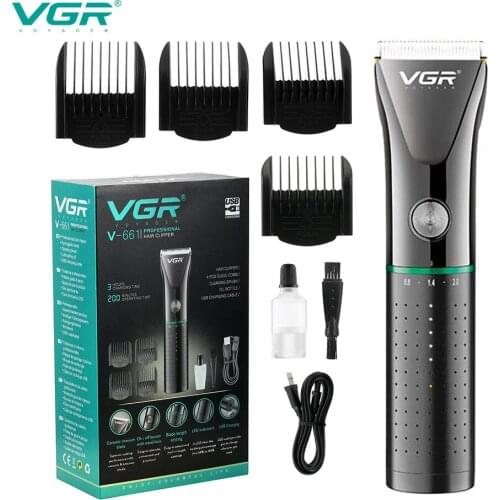 VGR retro hair clipper fine-tuning mens styling suit American electric haircut