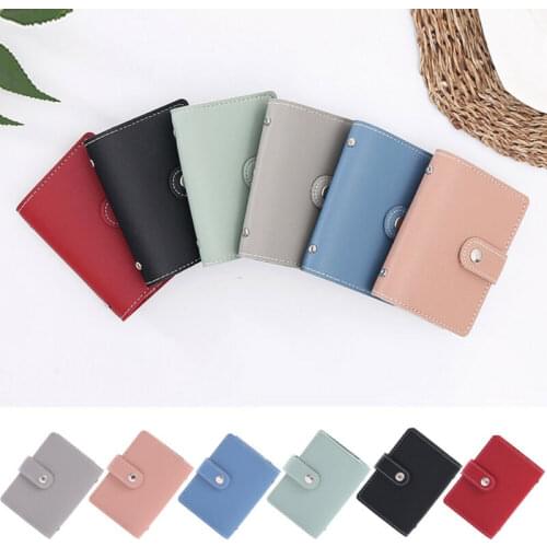 Fashion ID Passport Card Wallet PU Leather Function 26 Bits Card Case Business Card Holder Credit Passport Card Bag 2021
