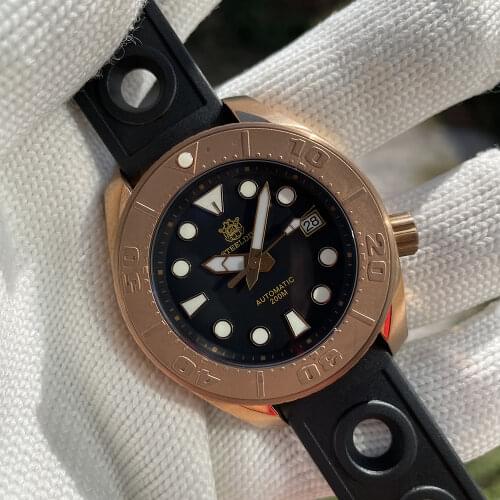 Steeldive SD1971S CUSN8 Bronze Case 200M Water Resistant Automatic NH35 Men Dive Watch