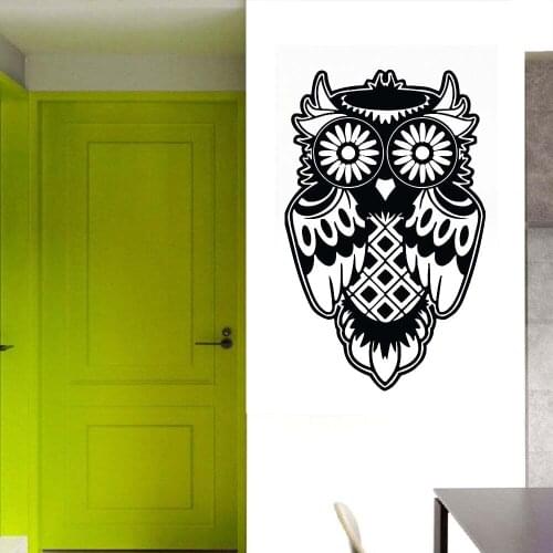 Owl Bird Wall Decal Nursery Kids Room Self-adhesive Decoration Animals Vinyl Art Home Decor Living Room Welcome Sticker Z654