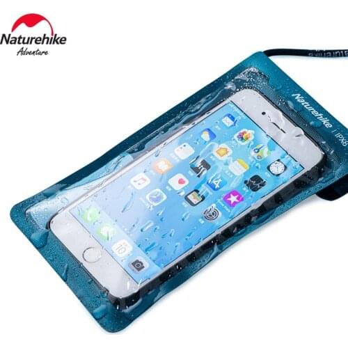 Naturehike Waterproof Cellphone Bag TPU Swimming Waterproof Phone Set Touch Screen Sealed Diving Mobile Phone Shell NH20SM003