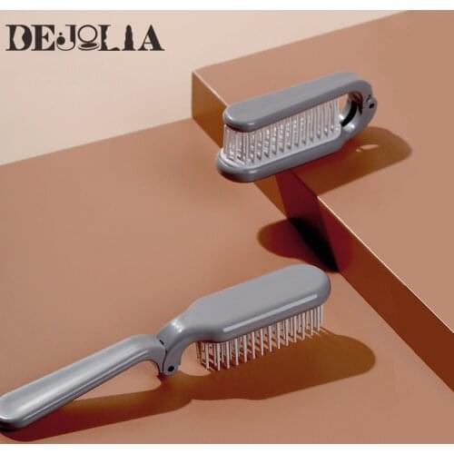 Portable Folding Comb Curly Hair Scalp Massage Comb Long Hair Anti-Static Travel Comb Hairdressing Styling Tools