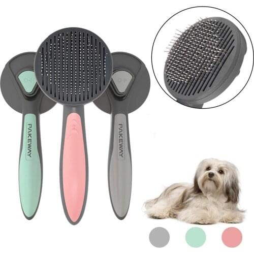 Pet Dog Hair Removal Grooming Comb Cat Puppy Remover Bath Brush Deshedding Tool Dogs Rabbit Combs Cleaning Hair Clipper Supplies