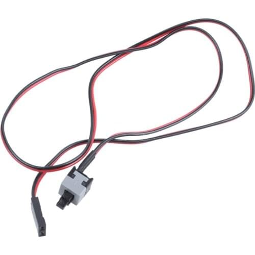 Retail 20.5" Long Power Button Switch Cable for PC Switches Reset Computer