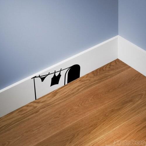 Santadecor White Wall Stickers