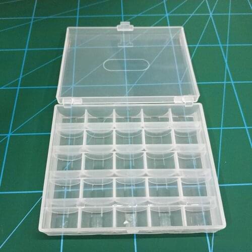 2019 New Arrival DIY Sewing Tools 1pcs Plastic Clear Empty Box Household Sewing Machines Line Core Bobbins Boxes BB-25