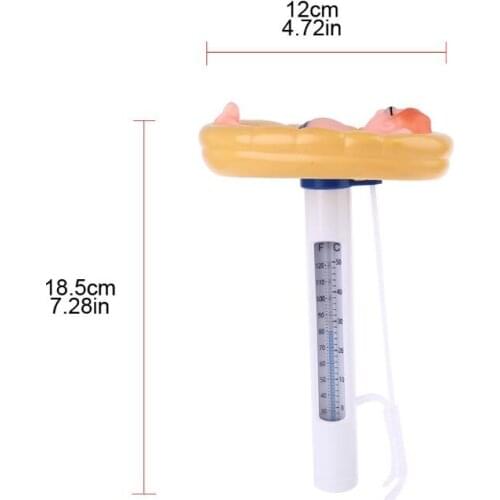 N58C Cute Cartoon Floating Pool Thermometer for Outdoor and Indoor Swimming Pools/Hot Tub/Spa