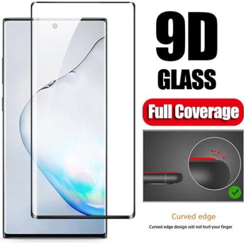 9D Full Glue Samsun Note 10 Glass For Samsung Galaxy Note 10 Pro Protective Glass On The Galax Note10 10Pro 10 Plus Glas Film
