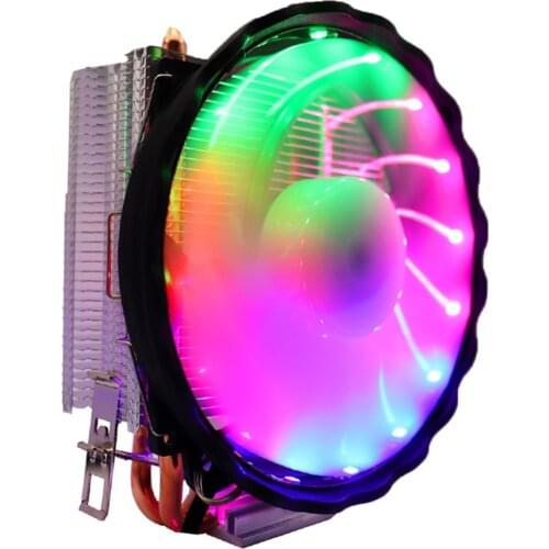 LED RGB CPU Cooler 4pin Cooling Heatsink for 939/940/938/FM1/FM2/AM4/AM3+/AM3/AM2+/AM2, AMDX2X3X4/A10/A8/A6/A4/Athlon