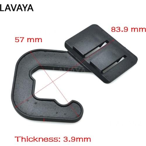 1pcs/pack Pack 84*58mm Black Plastic Hanger&Hook For Sock Garment Textile Packaging Accessories