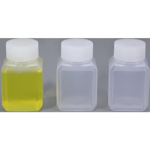 10Pcs 30ML clear plastic bottle leakproof empty square refillable bottles for liquid Essential oil perfume food grade container