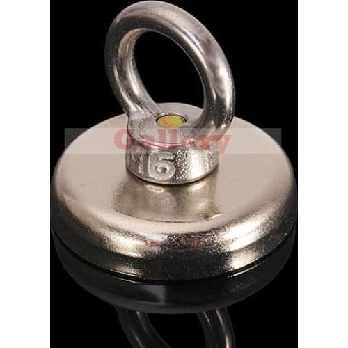 3 Pcs Lot N35 42x39mm Eyebolt Ring Magnet Strong Salvage Tool Magnet Strong
