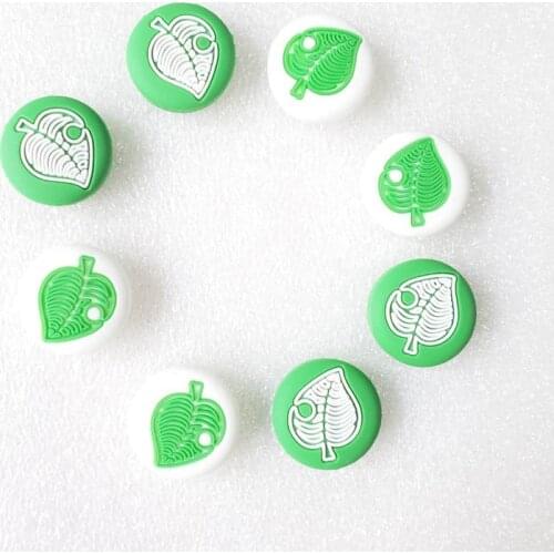 Tree Leaf Leaves Animal Crossing Thumb Stick Grip Cap Joystick Cover For Nintend Switch Lite Joy-Con Controller Thumbstick Case